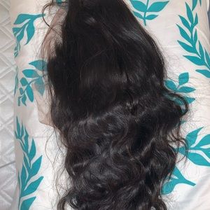 Full 16” Lace Body Wave 100% Human Virgin Hair Wig